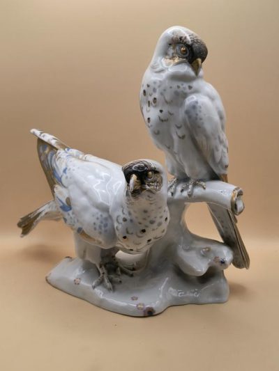 Figurka porcelanowa - Karl Ens - sokoły