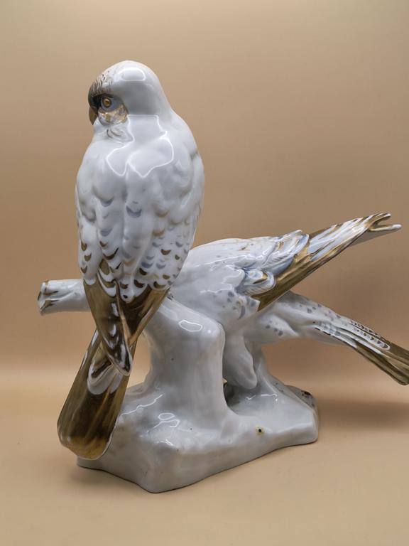 Figurka porcelanowa - Karl Ens - sokoły