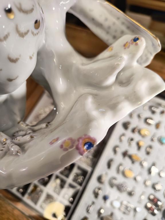 Figurka porcelanowa - Karl Ens - sokoły