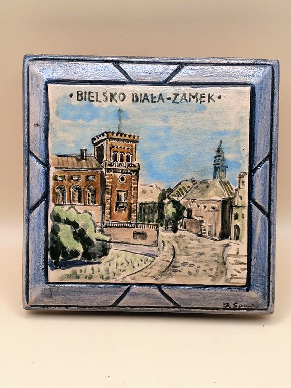 Obraz na kaflu ceramicznym - Bielsko-Biała. Zamek Sułkowskich