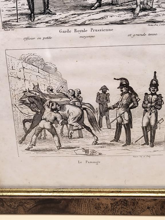 Grafika – FRANCE MILITAIRE – żołnierze francuscy – XIX w.