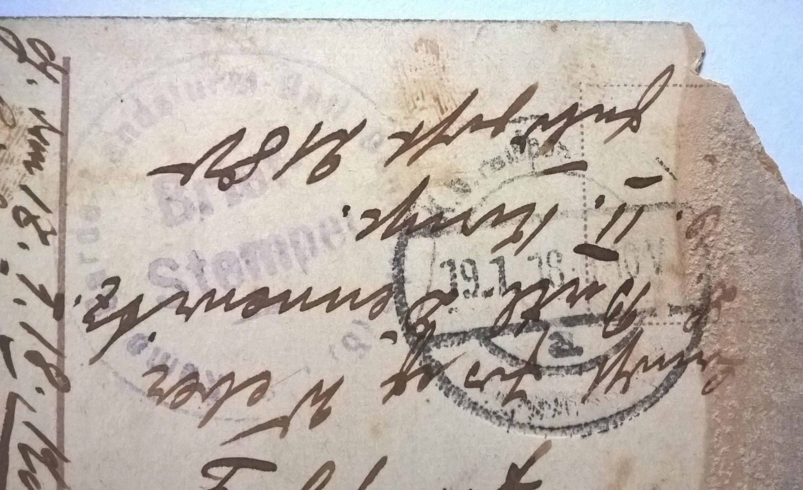 Pocztówka - 1918 r., Feldpost
