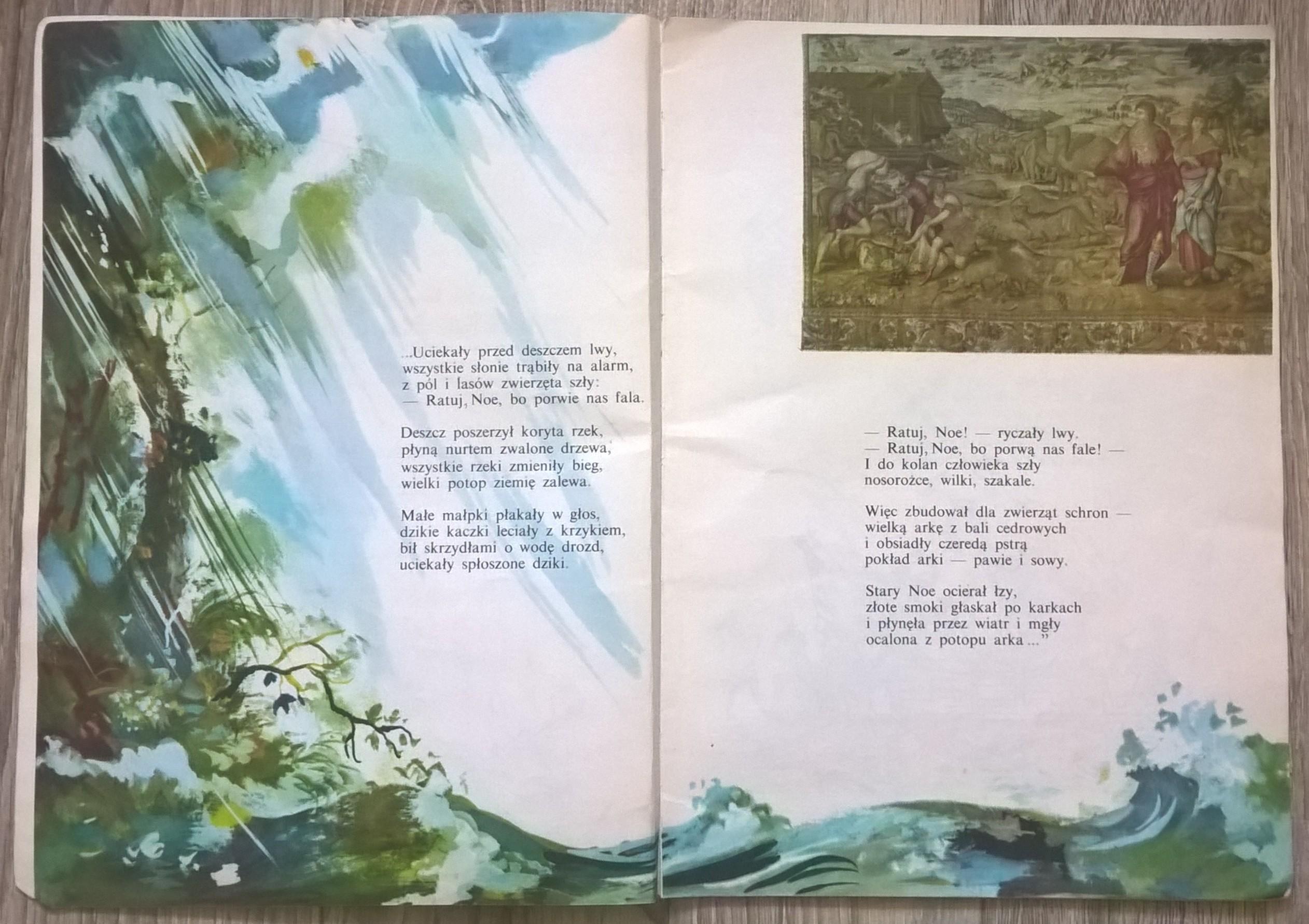 Książka dla dzieci "Opowieść o arrasach" Wanda Chotomska, ilustracje Jan Marcin Szancer, 1968 r.