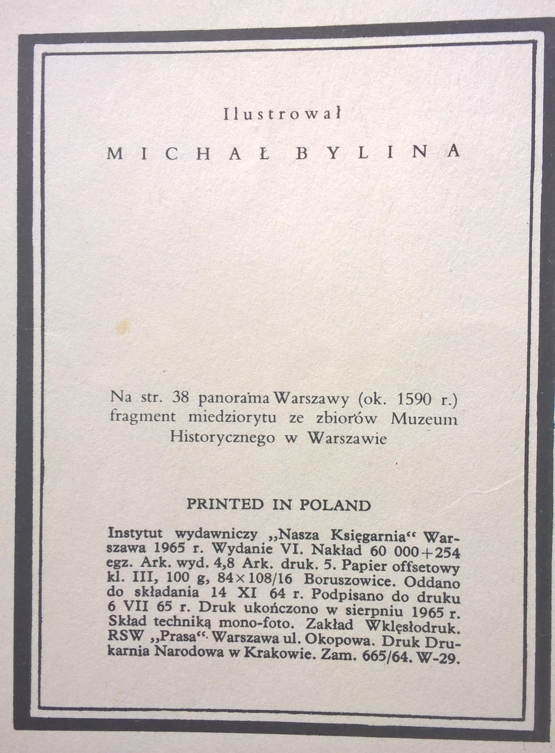 Książka dla dzieci "O WARSZAWSKIEJ SYRENIE" Ewa Szelburg-Zarembina, 1965 r.