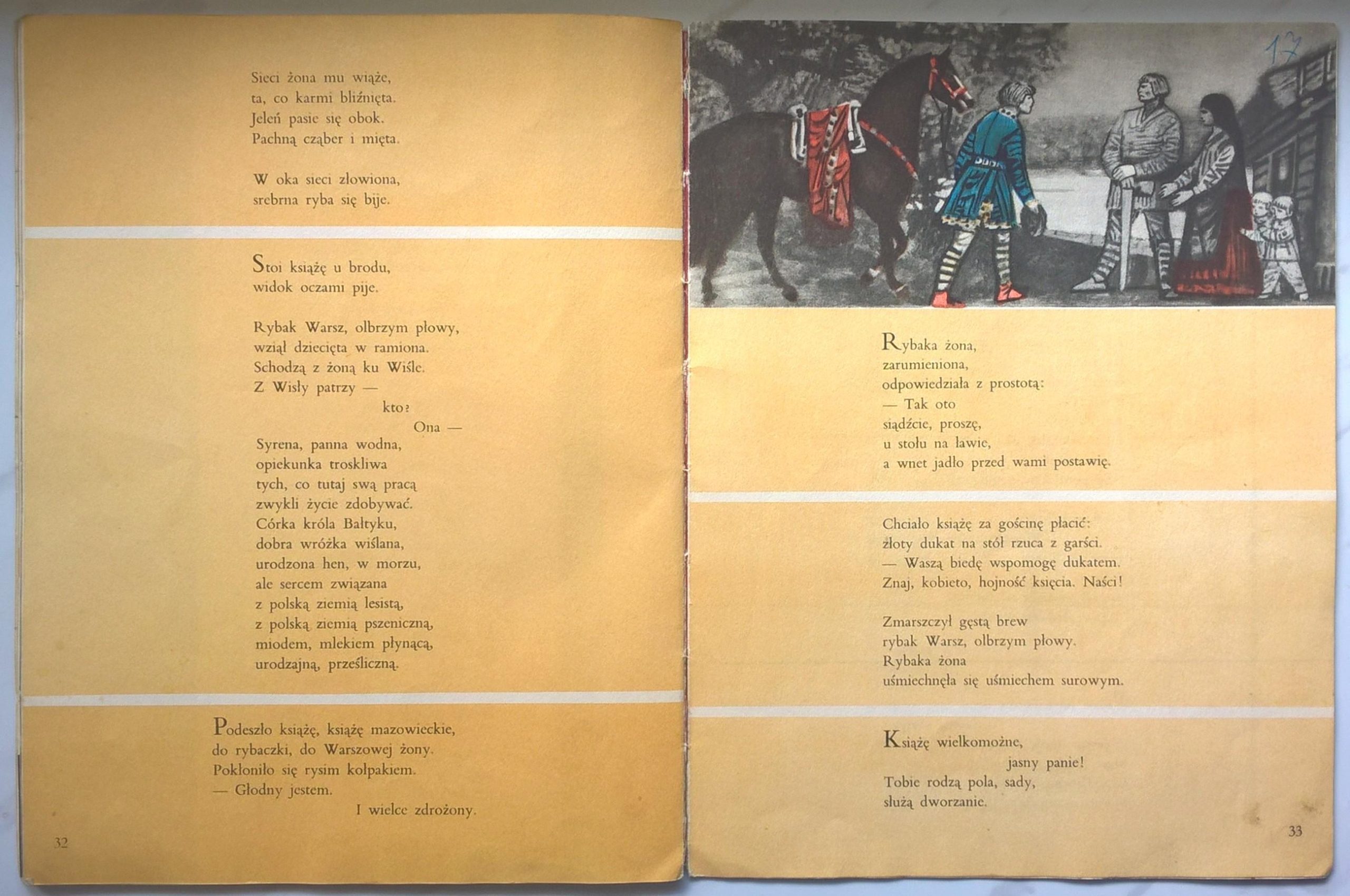 Książka dla dzieci "O WARSZAWSKIEJ SYRENIE" Ewa Szelburg-Zarembina, 1965 r.