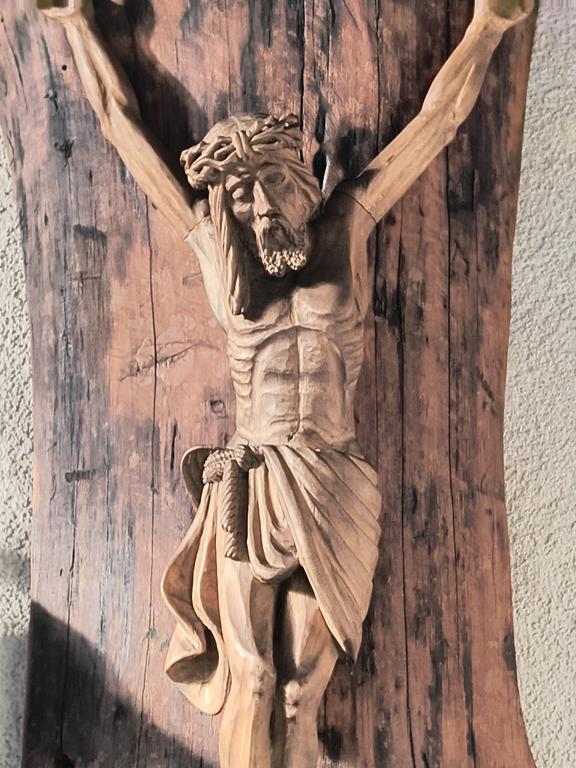 Rzeźba ludowa drewniana - Jezus Chrystus