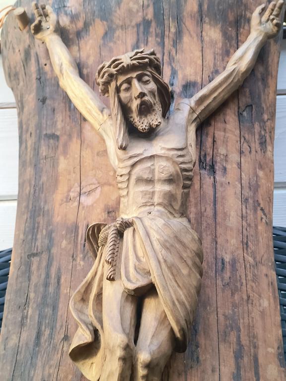 Rzeźba ludowa drewniana - Jezus Chrystus