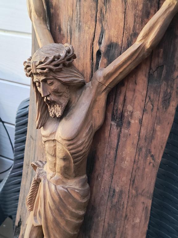 Rzeźba ludowa drewniana - Jezus Chrystus