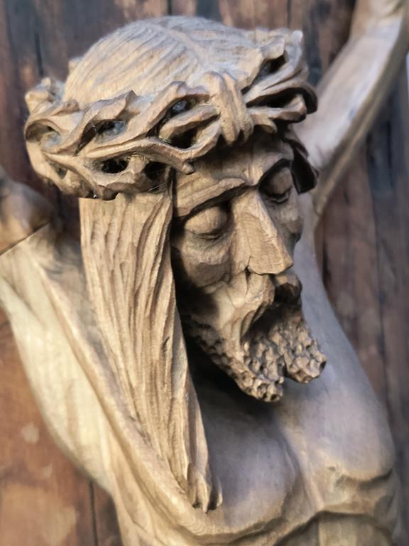 Rzeźba ludowa drewniana - Jezus Chrystus