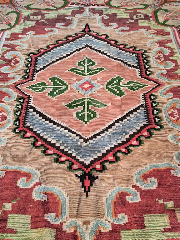 Duży kilim wełniany, lata 30-te