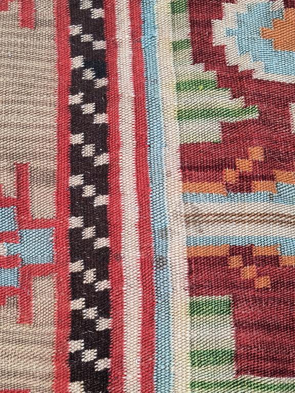 Duży kilim wełniany, lata 30-te