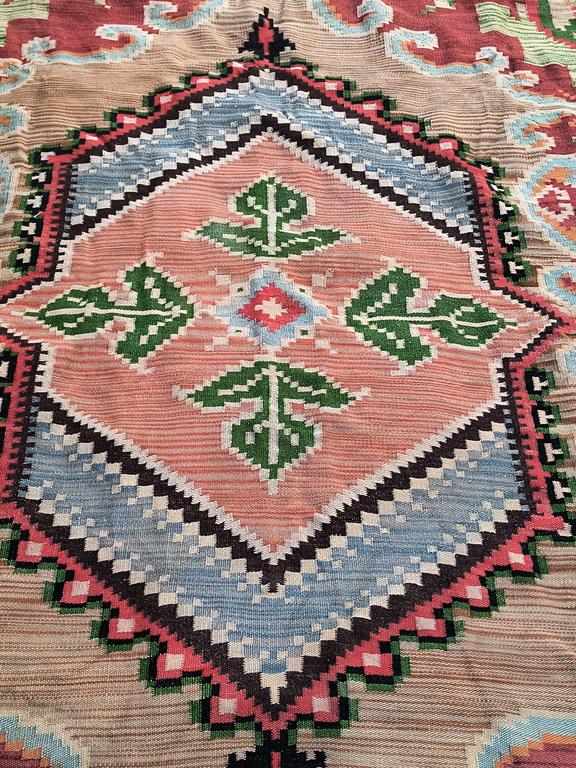 Duży kilim wełniany, lata 30-te