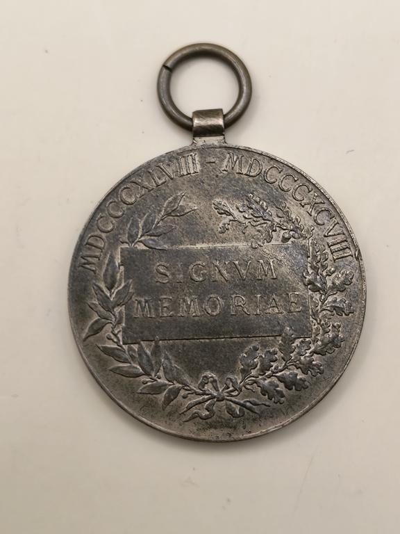 Medal z brązu - Austro-Węgry, Signum Memoriae 1848–1898