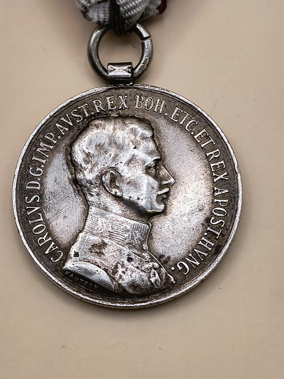 Medal Za Zasługi (FORTITUDINI) – Karol I, 1916-1918; Austro-Węgry