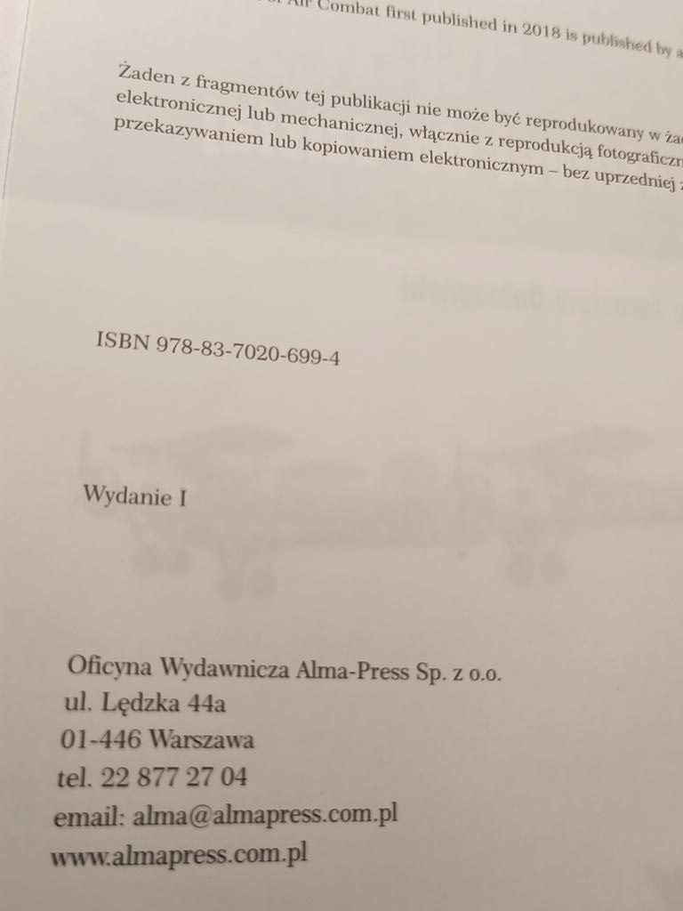 Książka „Kampanie lotnicze od I wojny światowej do dzisiaj”, 2018 r.