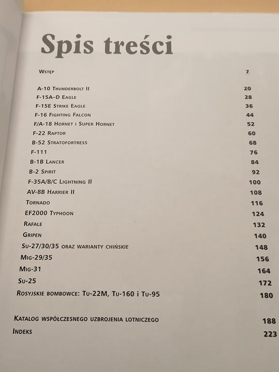 Książka „Nowoczesne uzbrojenie lotnicze” Martin J. Dougherty, 2017 r.