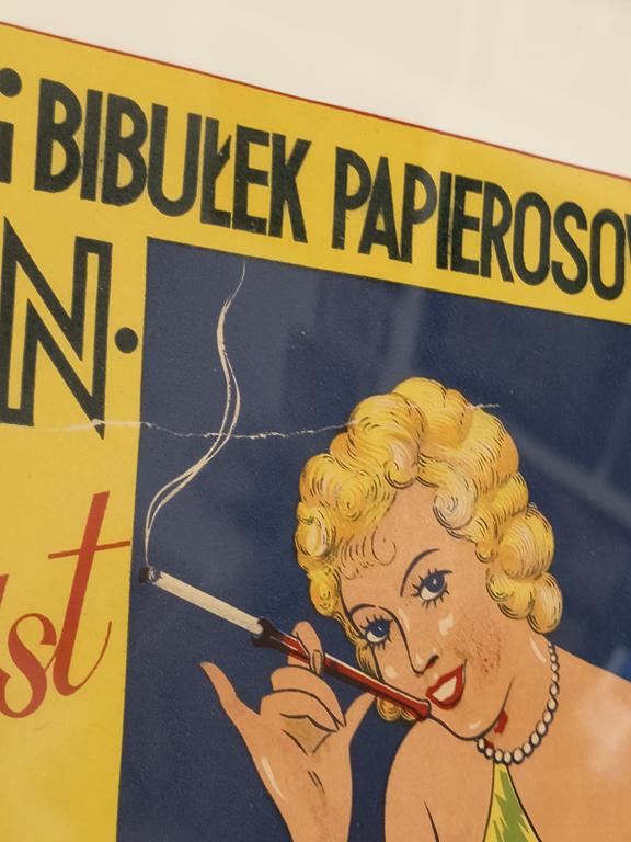 Plakat „Dla pięknych ust GILZY” – lata 30-te