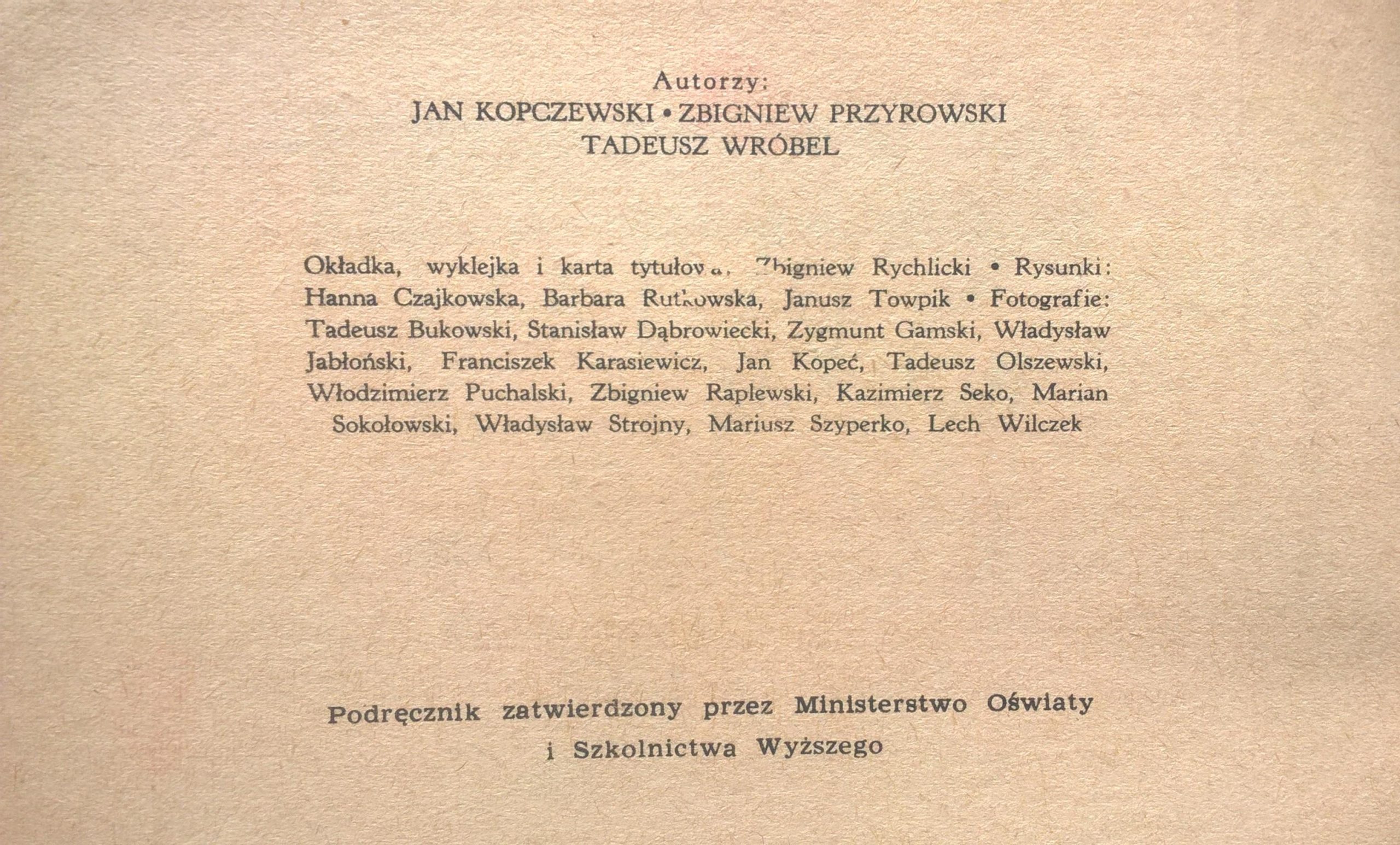 Książka dla dzieci "Świat wokół nas. Wiadomości o przyrodzie dla klasy III", 1971 r.