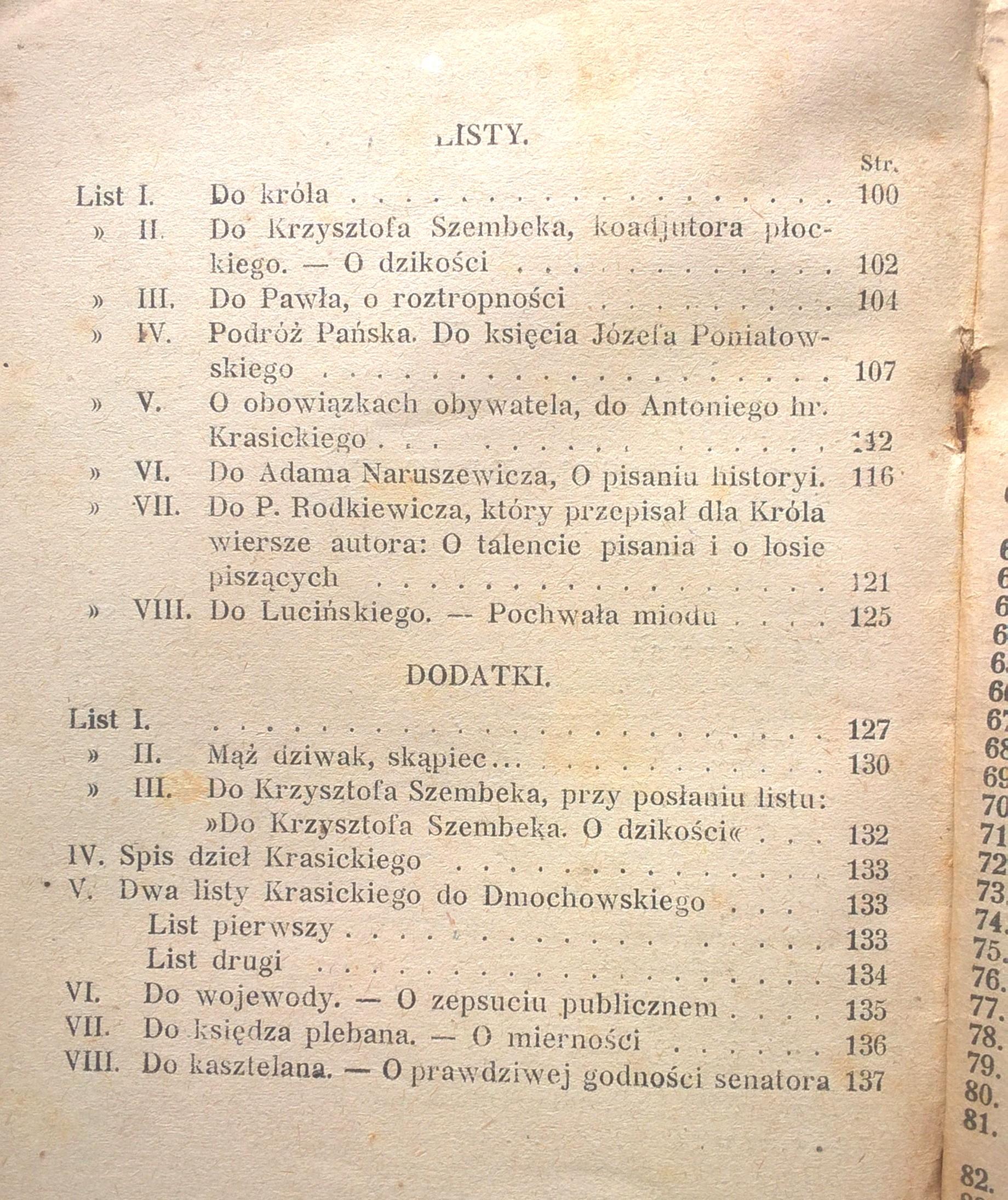 Książka "Satyry i Listy" Ignacy Krasicki - wydanie Gebethner i Wolff