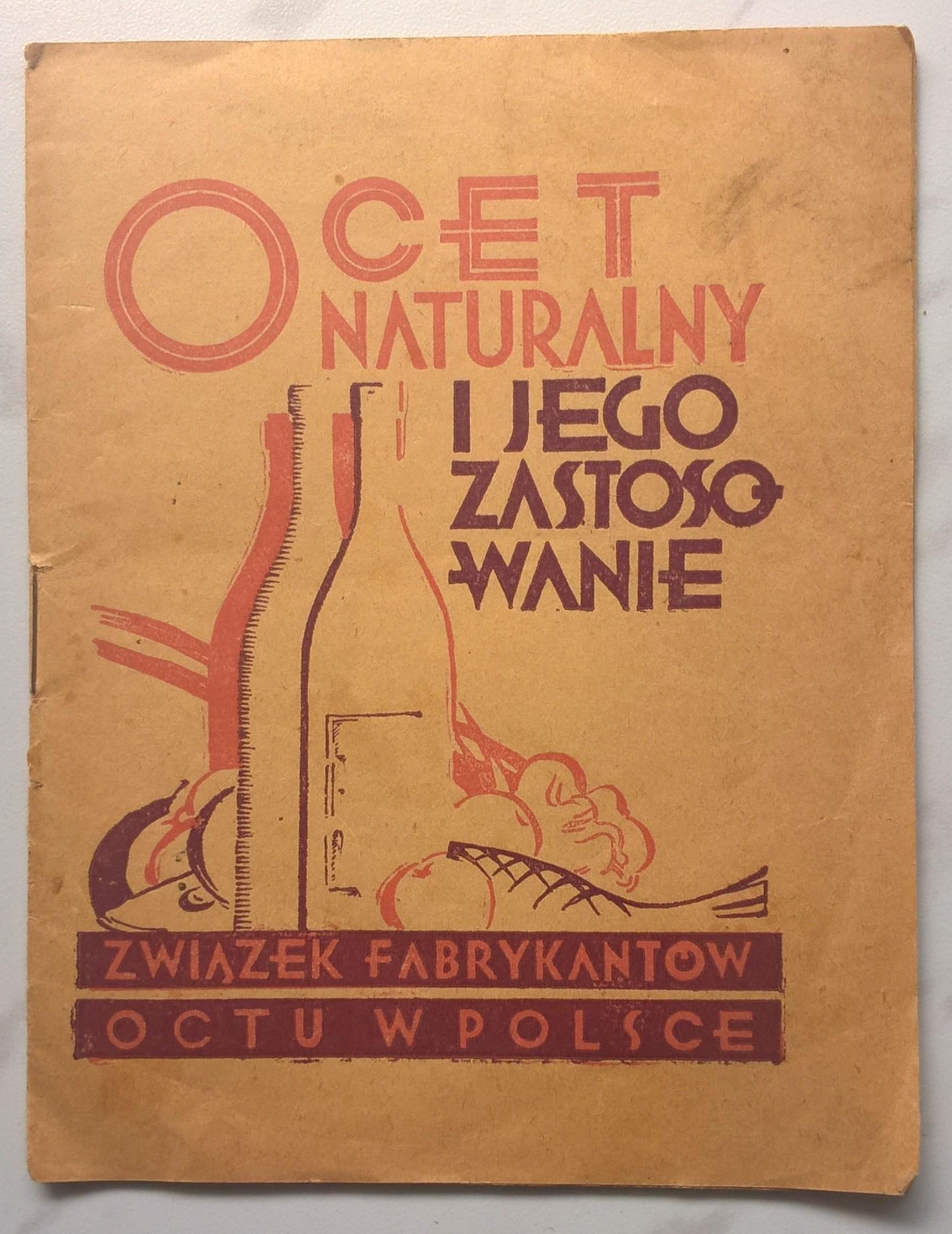 Broszura "Ocet naturalny i jego zastosowanie", 1929 r.