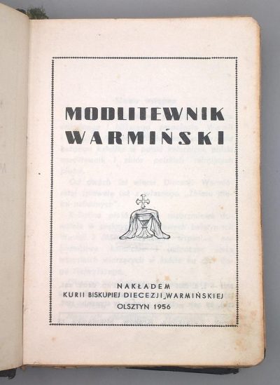 "Modlitewnik warmiński", 1956 r.