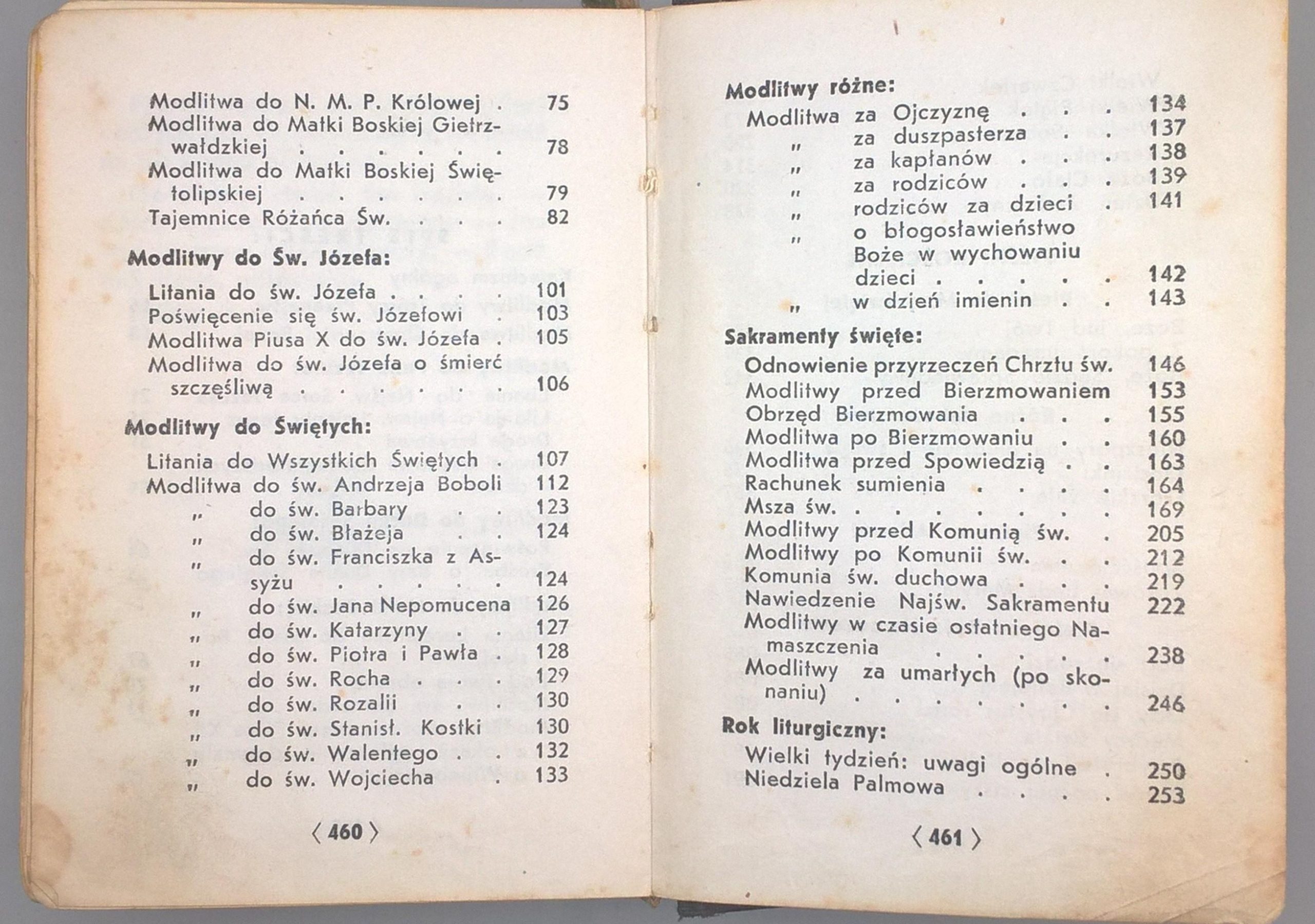"Modlitewnik warmiński", 1956 r.