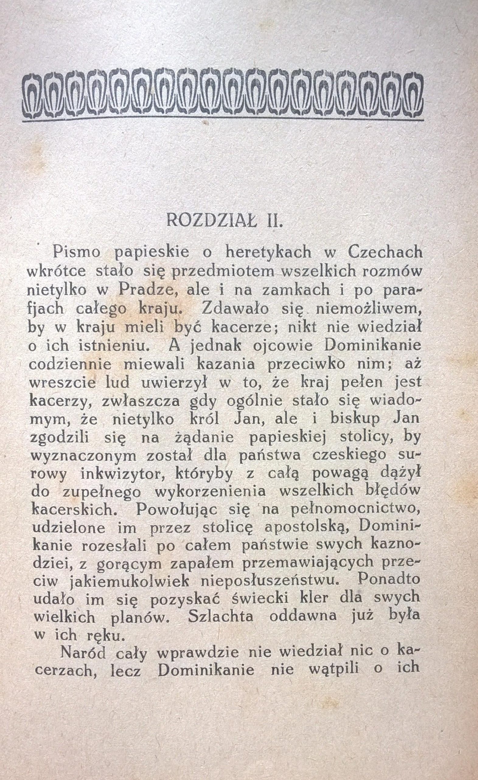 Książka "Brzask. Opowiadanie z życia czeskiego XIV stólecia" Alois Adlof, 1922 r.