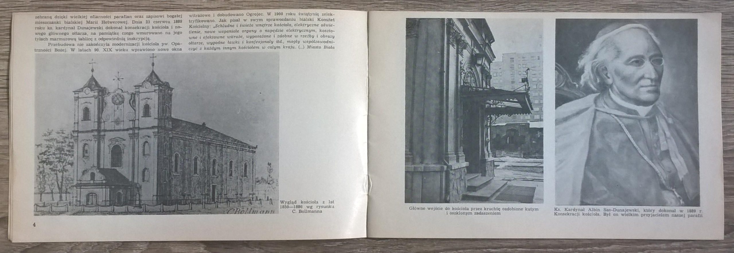 Książeczka "200 lat konsekracji kościoła pod wezwaniem Opatrzności Bożej w Bielsku-Białej 1792-1992"