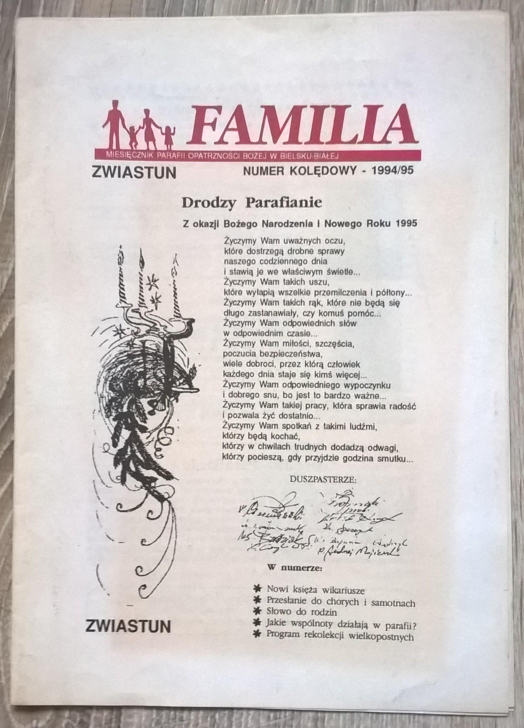 Książeczka "200 lat konsekracji kościoła pod wezwaniem Opatrzności Bożej w Bielsku-Białej 1792-1992"