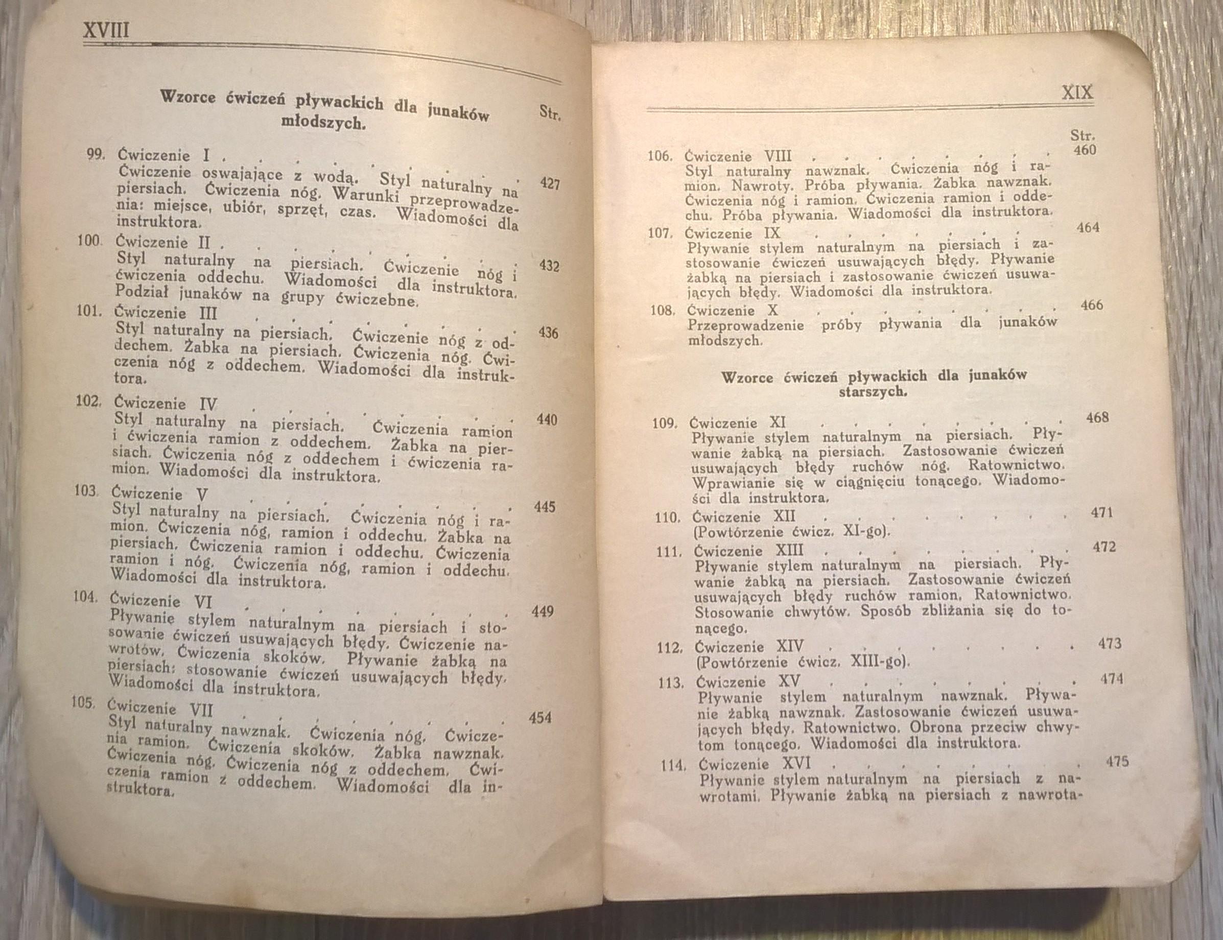 Książka "Szkoła junaka. Podręcznik instruktora przysposobienia wojskowego - WYCHOWANIE FIZYCZNE", 1933 r.