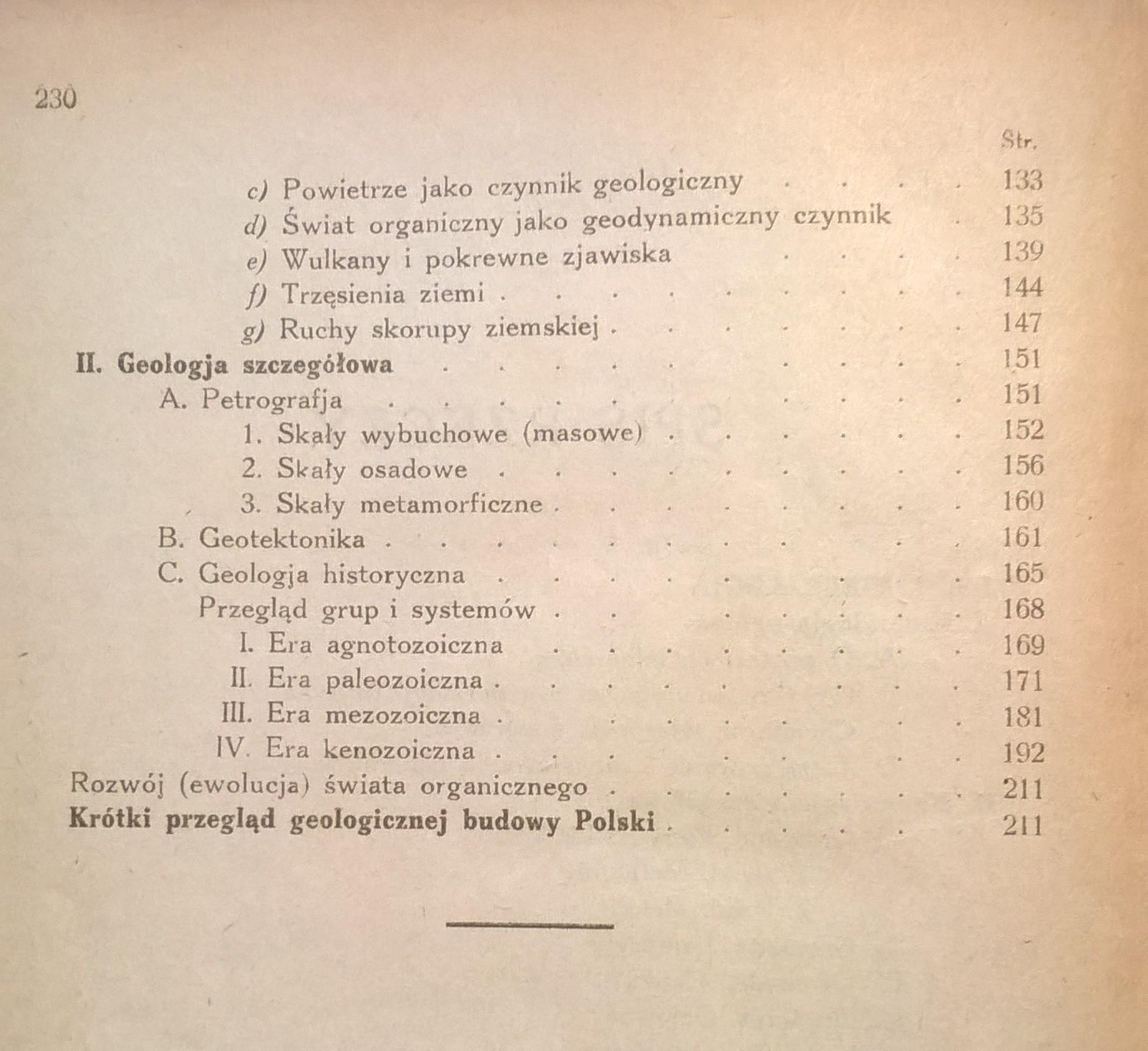 Książka "Mineralogia i geologia" M. i J. Łomniccy - Lwów, 1921 r.