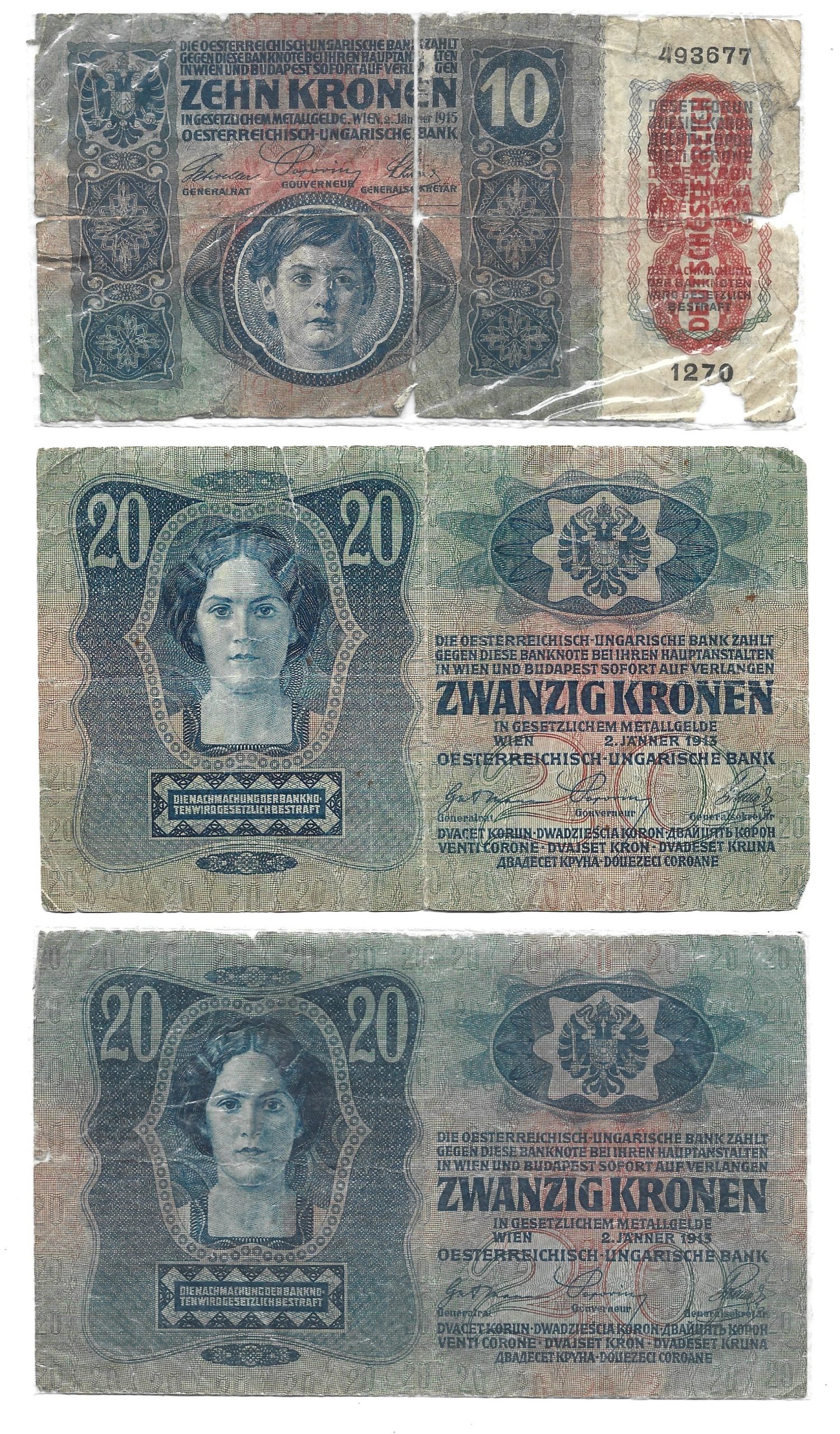 Zestaw banknotów polskich i zagranicznych - 35 sztuk