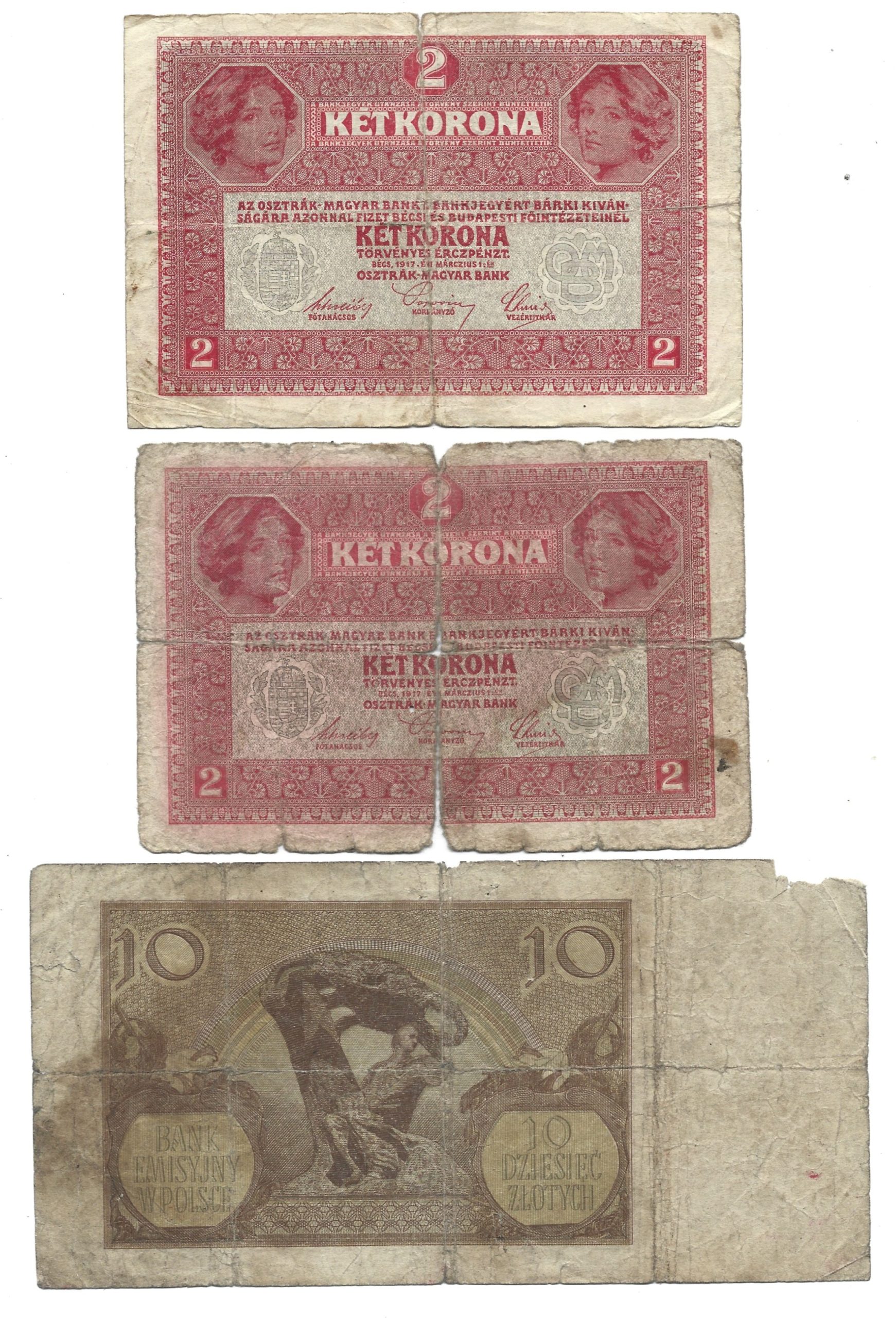 Zestaw banknotów polskich i zagranicznych - 35 sztuk