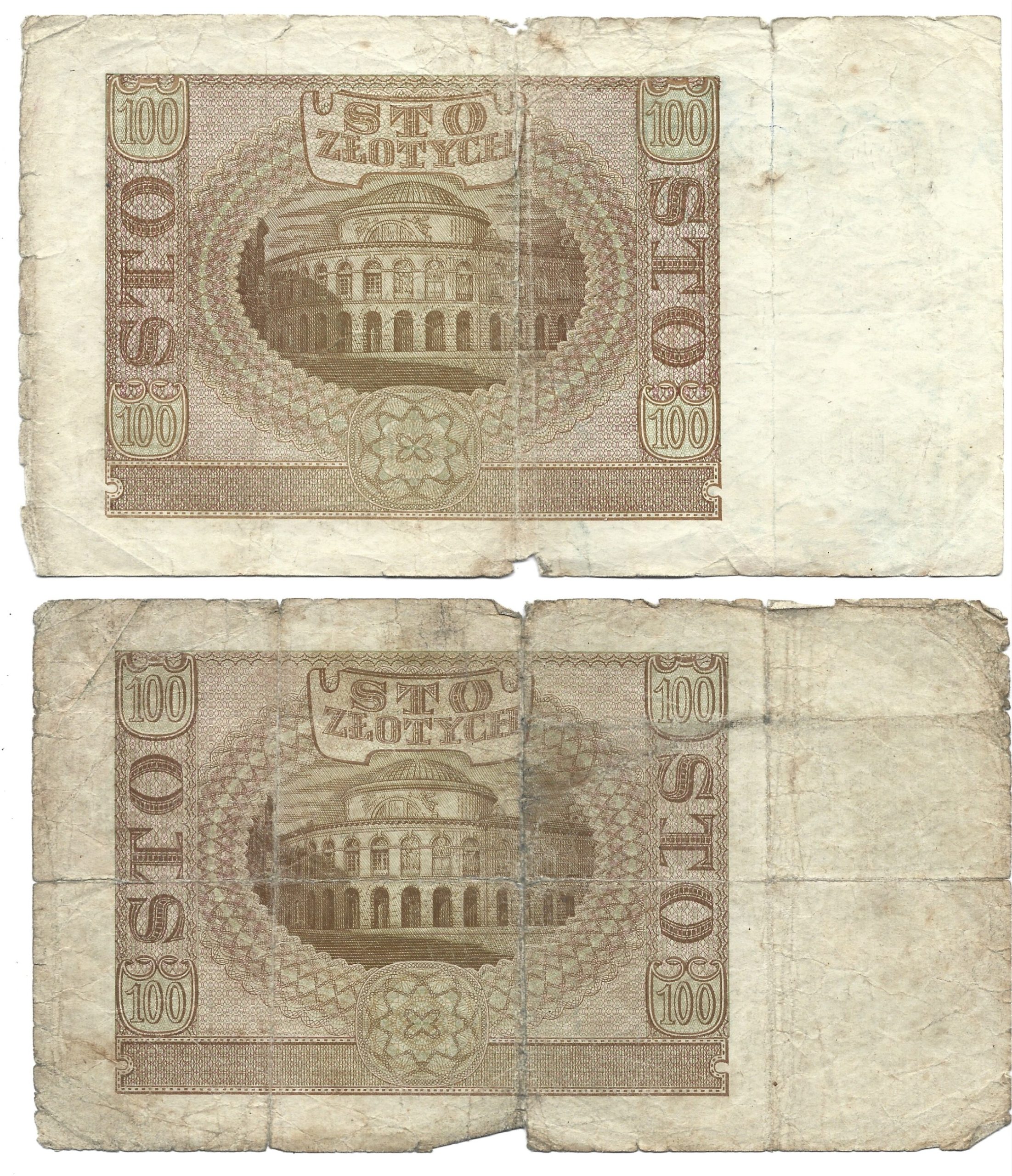 Zestaw banknotów polskich - 7 sztuk