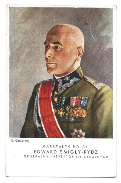 Pocztówka - Marszałek Polski EDWARD ŚMIGŁY-RYDZ, 1937 r.