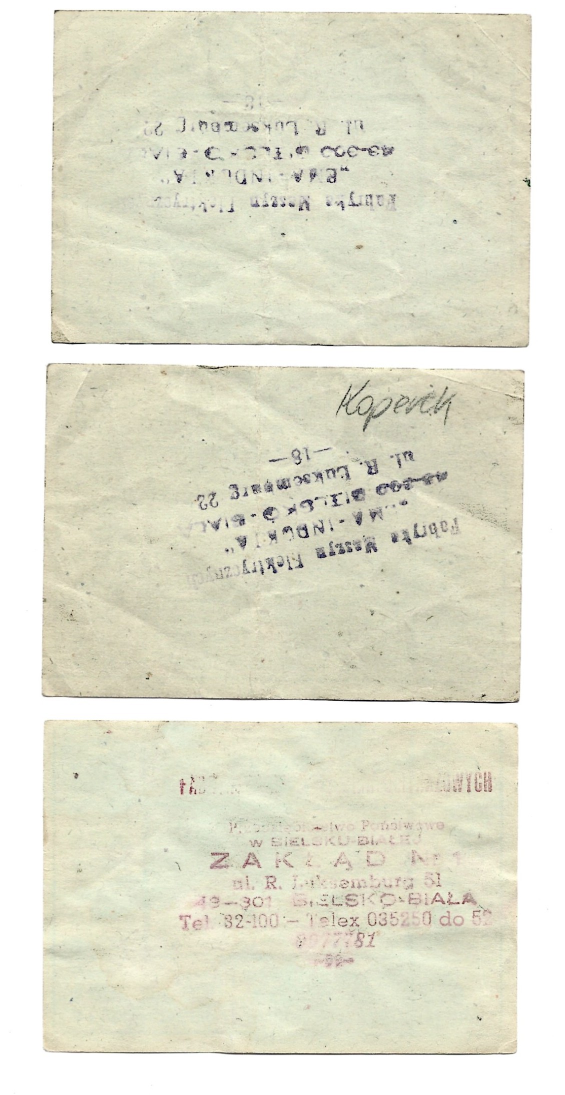 Kartki żywnościowe PRL - 1988/89 r.