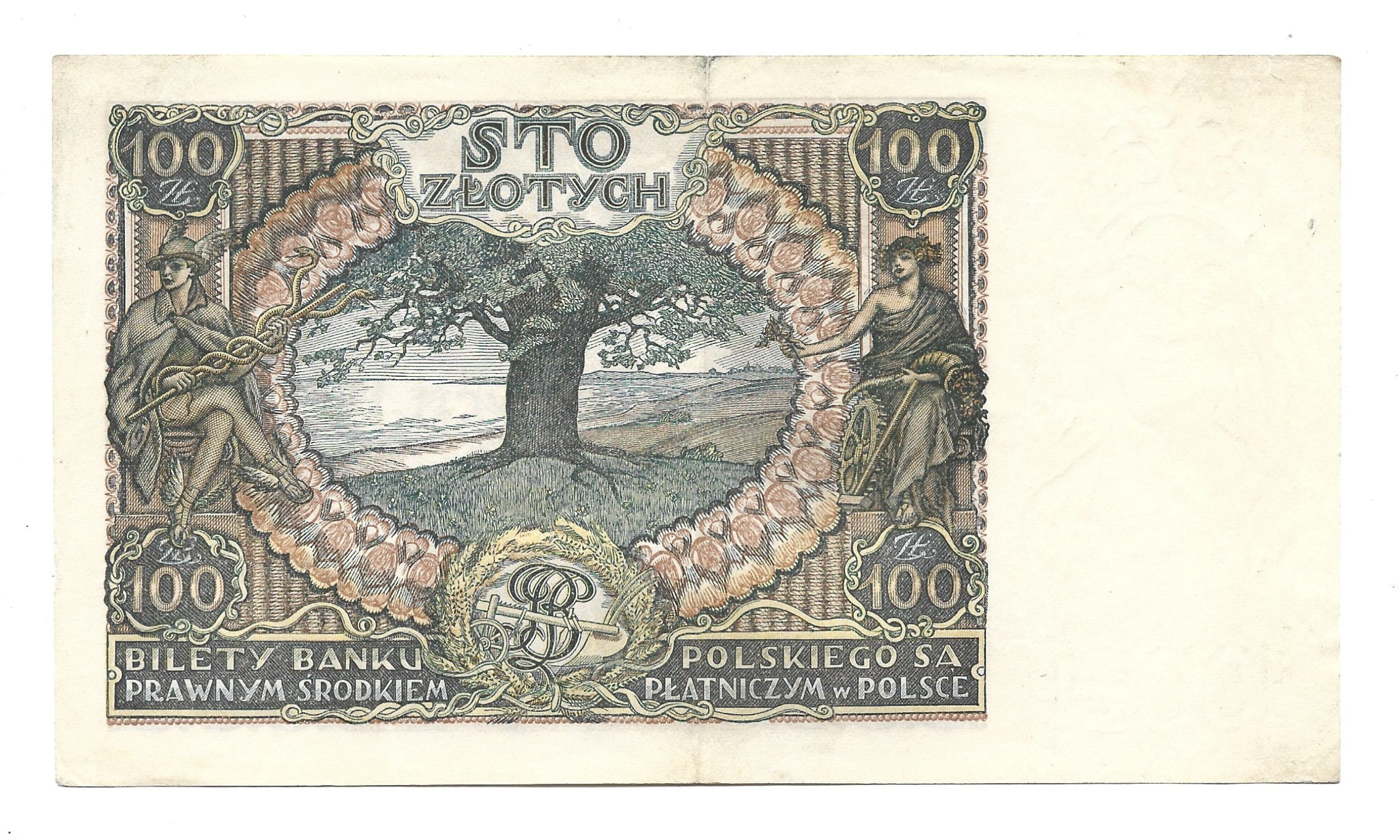 Banknot – 100 ZŁOTYCH, 1934 r. – Bank Polski