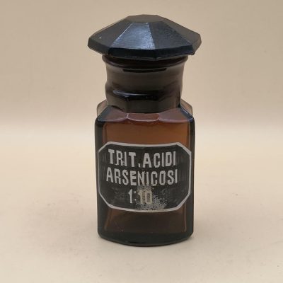 Słoik apteczny szklany - TRIT. ACIDI ARSENICOSI  1:10