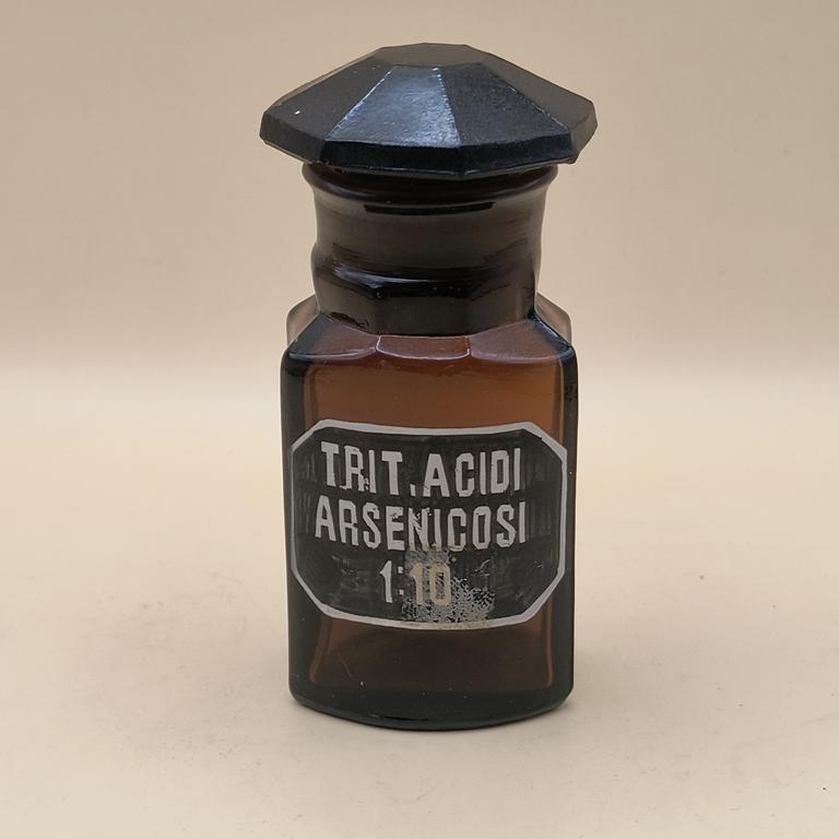 Słoik apteczny szklany - TRIT. ACIDI ARSENICOSI  1:10