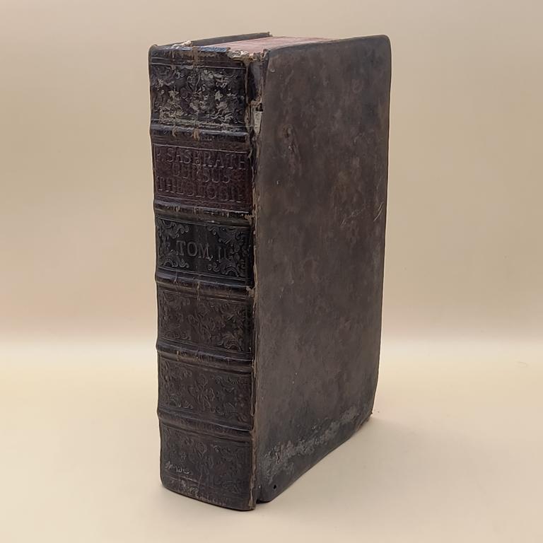 Starodruk "CURSUS THEOLOGIAE MORALIS" - P. REINERO SASSERATH, 1760 r. - Kurs teologii moralnej