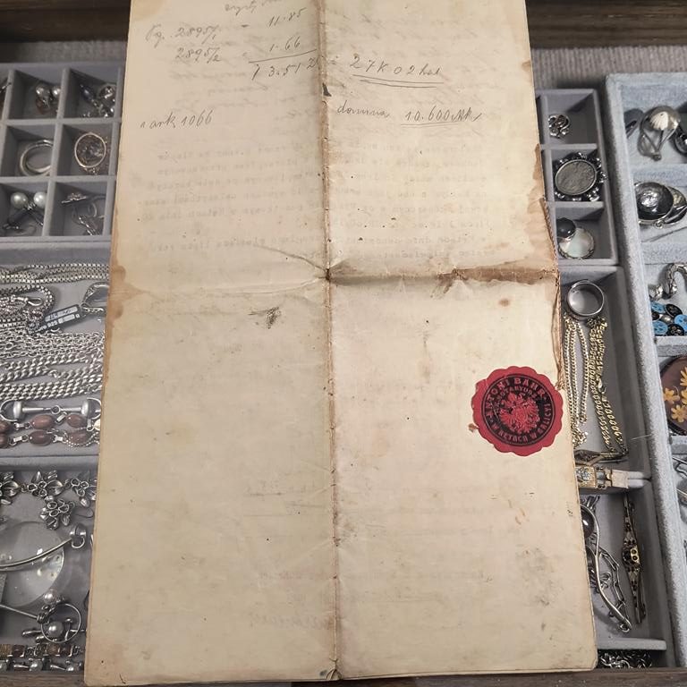Akt Notarialny - Kęty, 1918 r.