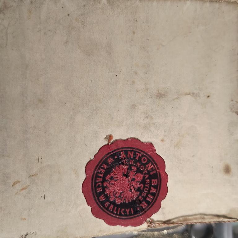 Akt Notarialny - Kęty, 1918 r.