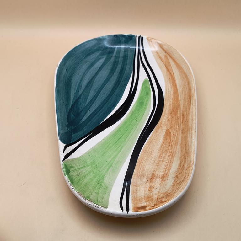 Zestaw ceramiczny z Zakładów Fajansu „Włocławek” w stylu New Look („pikasiak”)