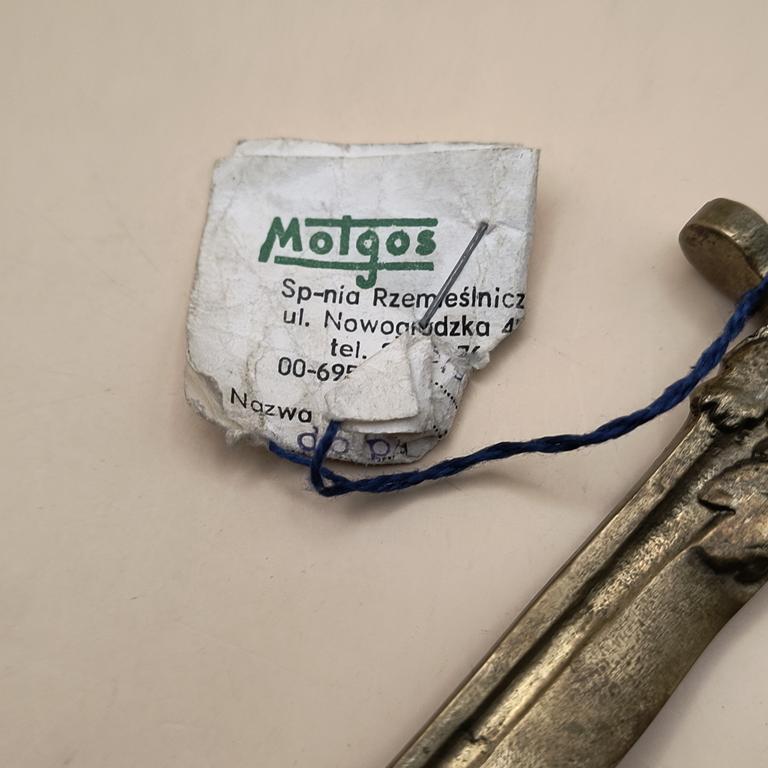 Nóż do listów - Spółdzielnia Rzemieślnicza „Motgos”, Warszawa