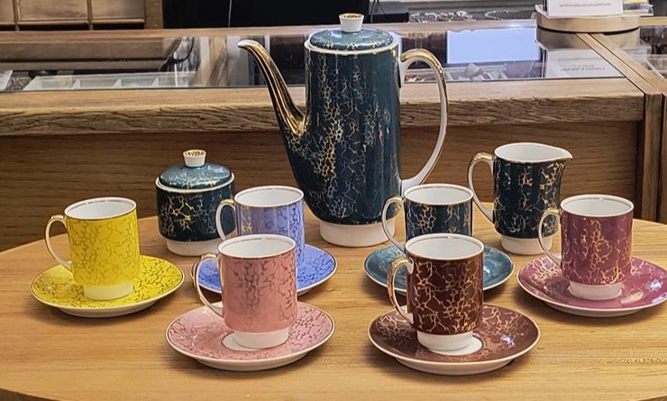 Serwis porcelanowy kawowy „London” - projekt Wincenty Potacki, ZPS Ćmielów