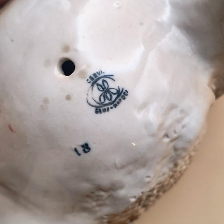 Porcelanowa figurka nosorożca - Cervit Cluj Napoca, Rumunia