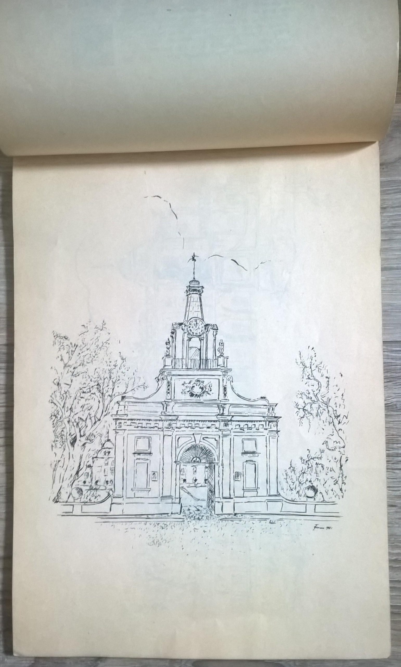 Książka - album "Profesorowie Akademii Medycznej w Białymstoku w rysunku Tadeusza Cieniawy, 1950-1960"- 1962 r.