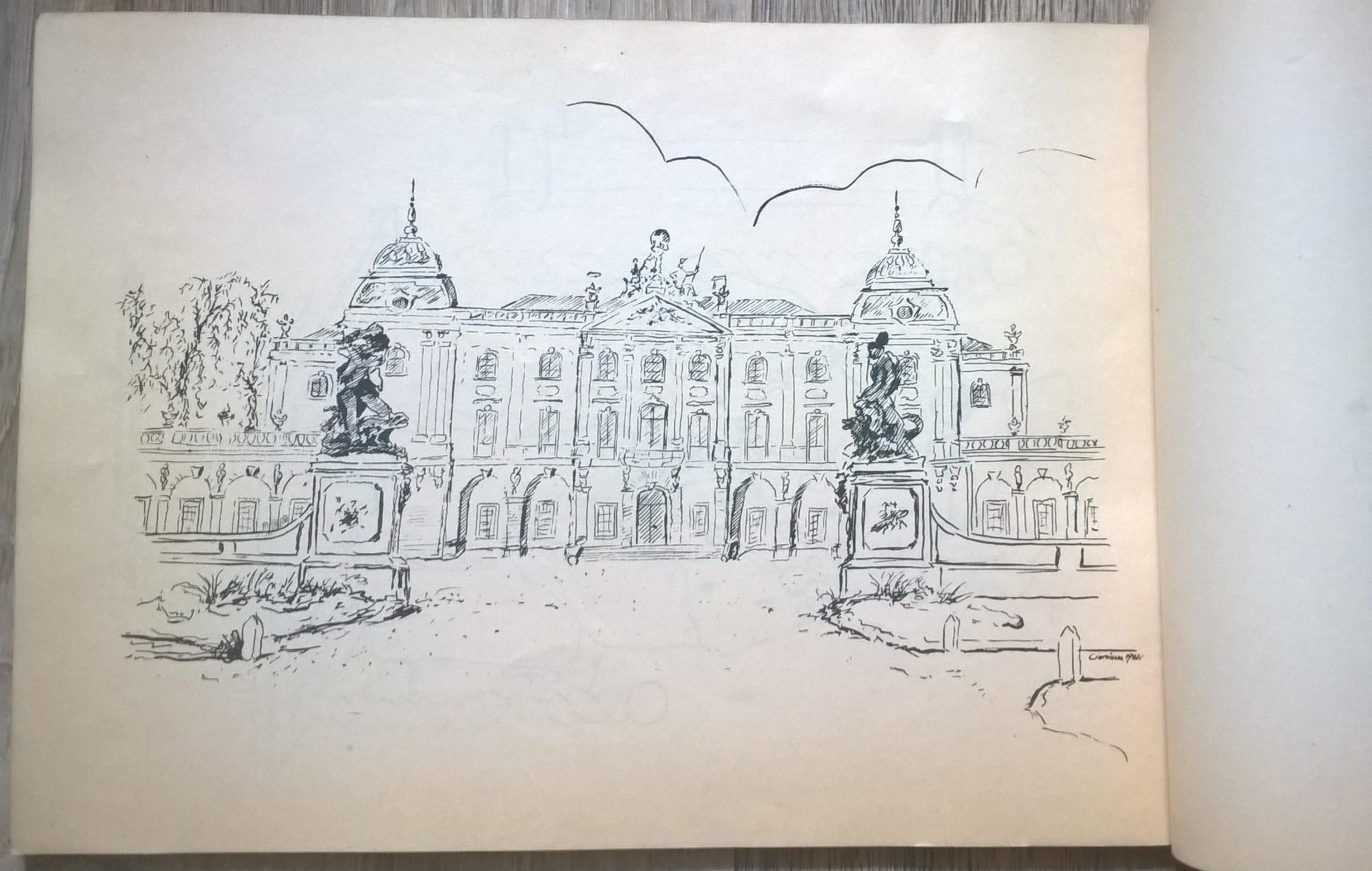 Książka - album "Profesorowie Akademii Medycznej w Białymstoku w rysunku Tadeusza Cieniawy, 1950-1960"- 1962 r.