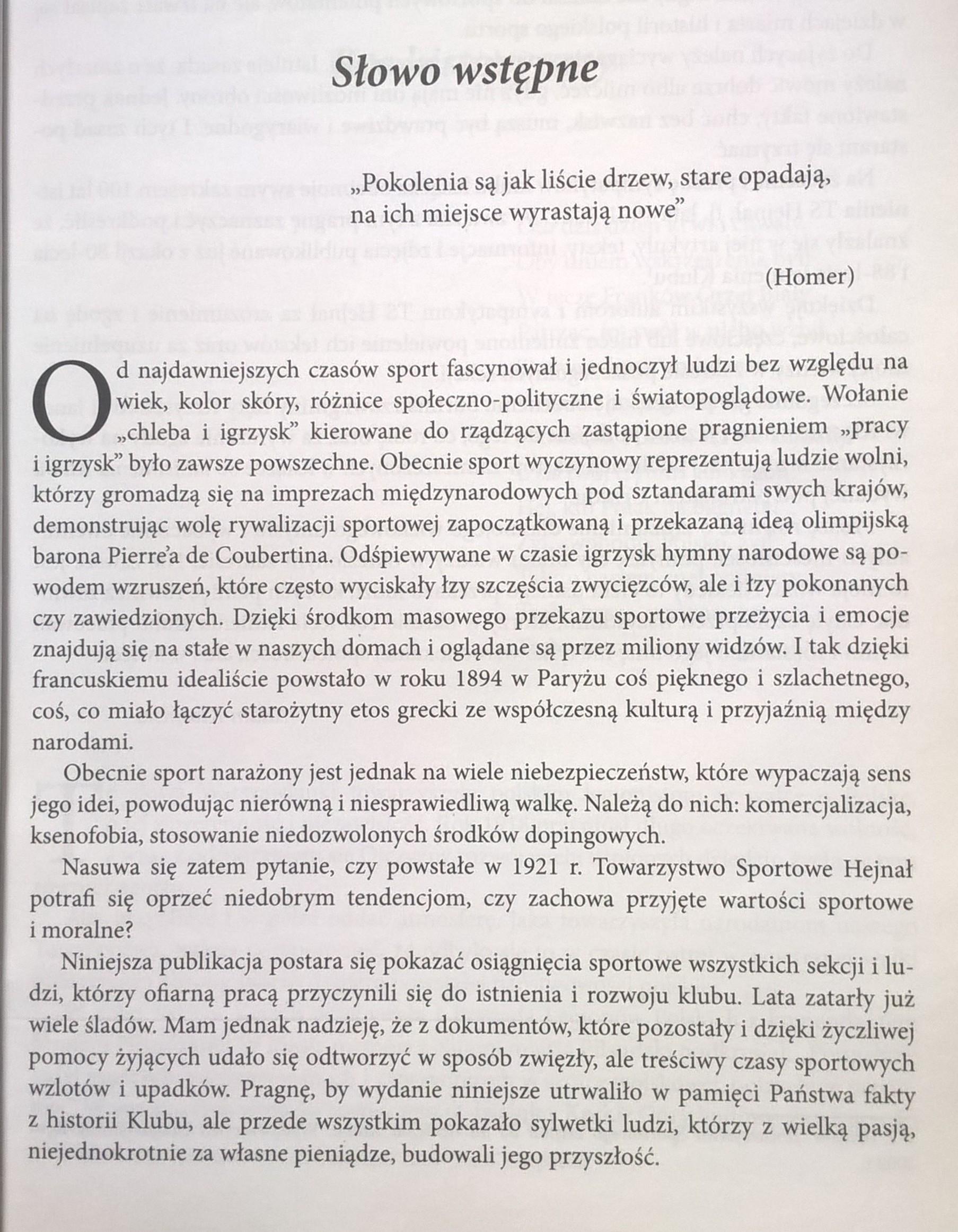 Książka "Historia i dziedzictwo TS Hejnał Kęty, 1921-2021" - red. Adam Kłosiński, 2021 r.