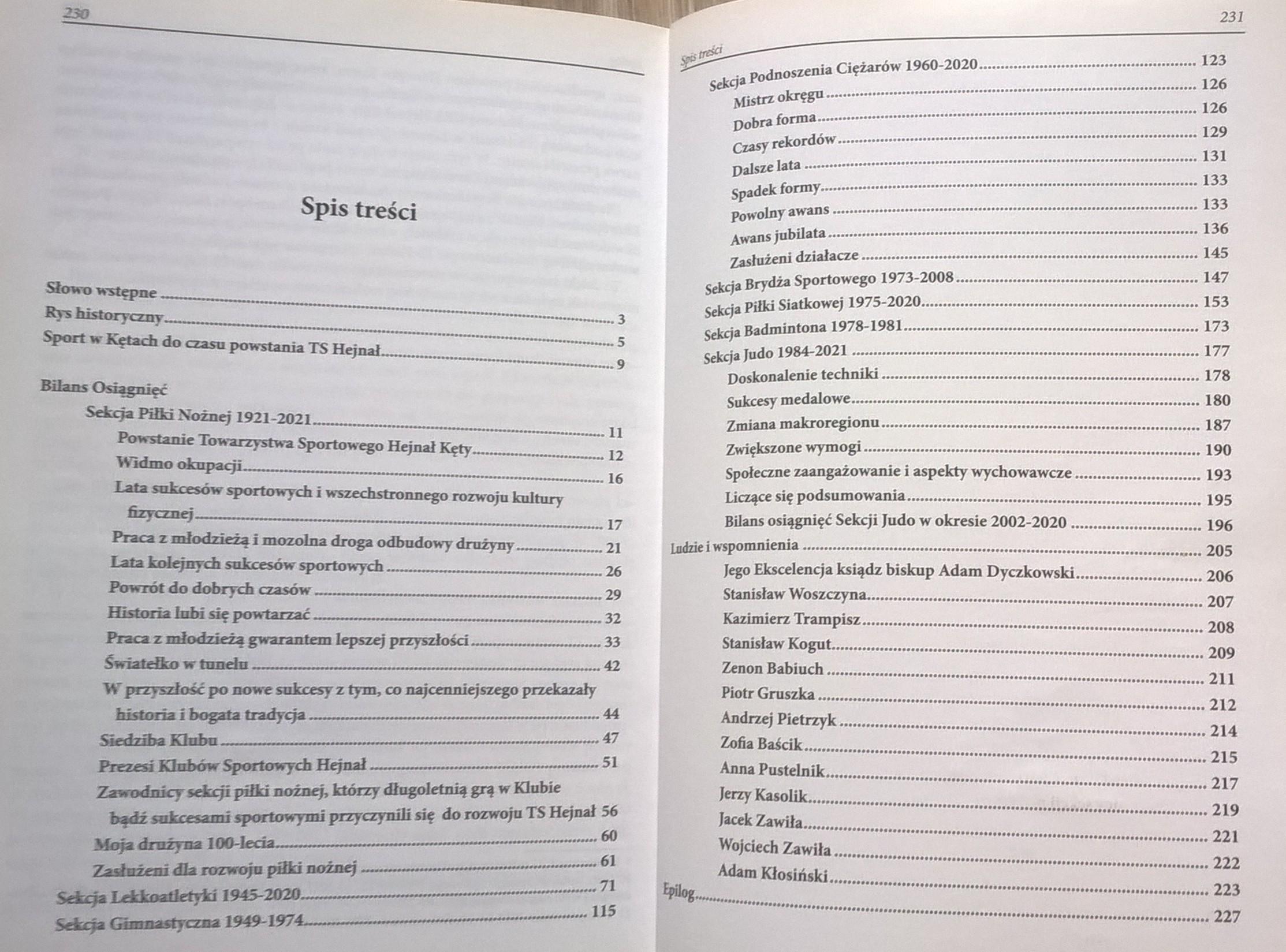 Książka "Historia i dziedzictwo TS Hejnał Kęty, 1921-2021" - red. Adam Kłosiński, 2021 r.